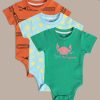 Kids MINI KLUB Bodysuits | Buy Mini Klub Infant Boys Pack Of 3 Printed Pure Cotton Bodysuit - Apparel For Boys