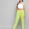 Kids HRX by Hrithik Roshan Hrx | Buy Hrx By Hrithik Roshan U 17 Active Girls Lime Punch Rapid Dry Solid Track Pants - Apparel For Girls