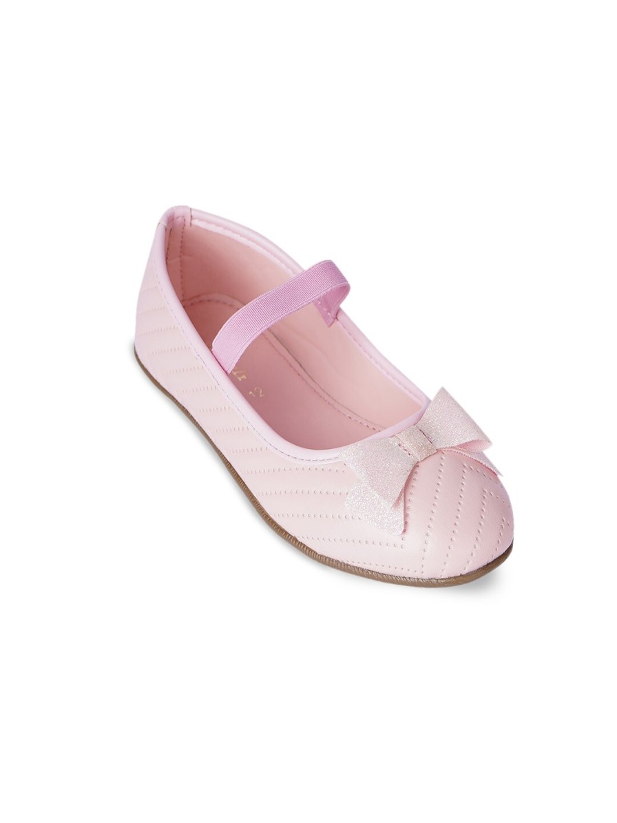 Kids BOYZ N GALZ Flats | Buy Boyz N Galz Girls Embellished Round Toe Bows Ballerinas - Footwear For Girls