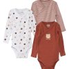 Kids KIABI Bodysuits | Buy Kiabi Infant Boys Pack Of 3 Printed Pure Cotton Bodysuits - Apparel For Boys