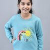 Kids Trenz Jacket, Sweater & Sweatshirts | Buy Trenz Girls Graphic Printed Long Sleeves Pullover - Apparel For Girls