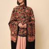 Women HERE&NOW Dupattas & Shawls | Buy Here&Now Women Black Embroidered Shawl - Apparel For Women