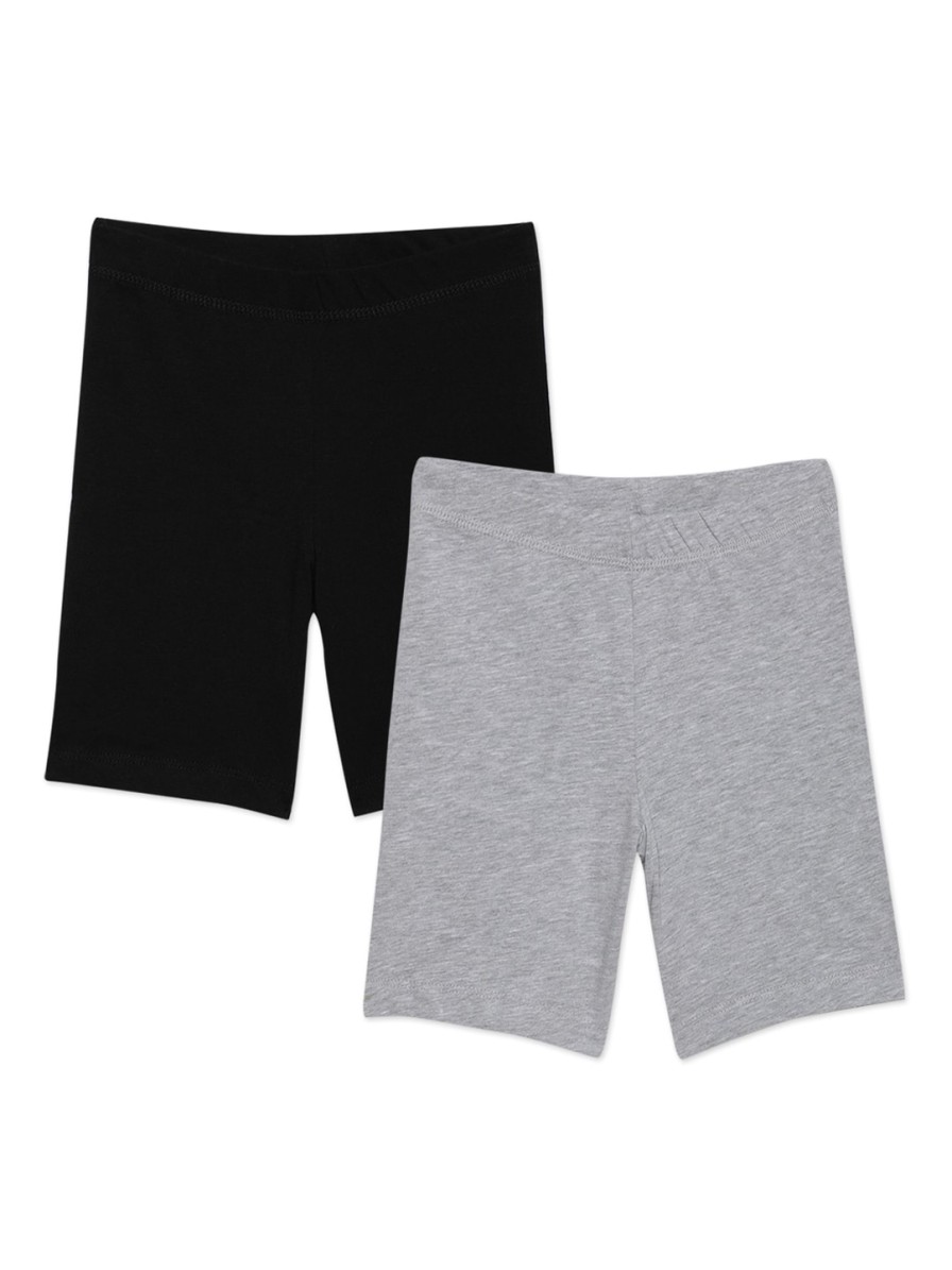 Kids Charm n Cherish Skirts & Shorts | Buy Charm N Cherish Girls Pack Of 2 Black Skinny Fit Training Or Gym Sports Shorts - Apparel For Girls