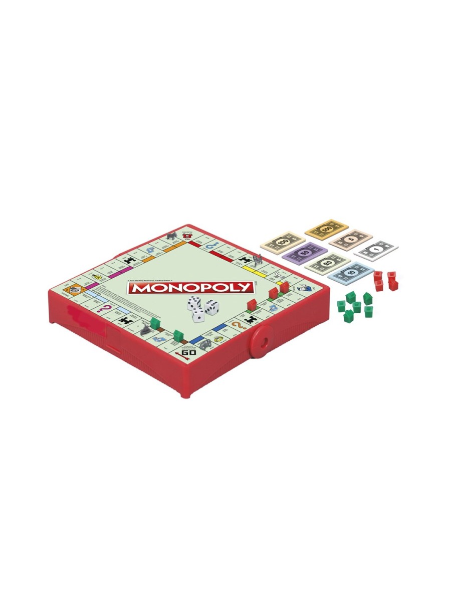 Kids MONOPOLY Activity Toys | Buy Monopoly Grab And Go Portable Travel Board Game For Ages 8 And Up - Toys And Games For Boys