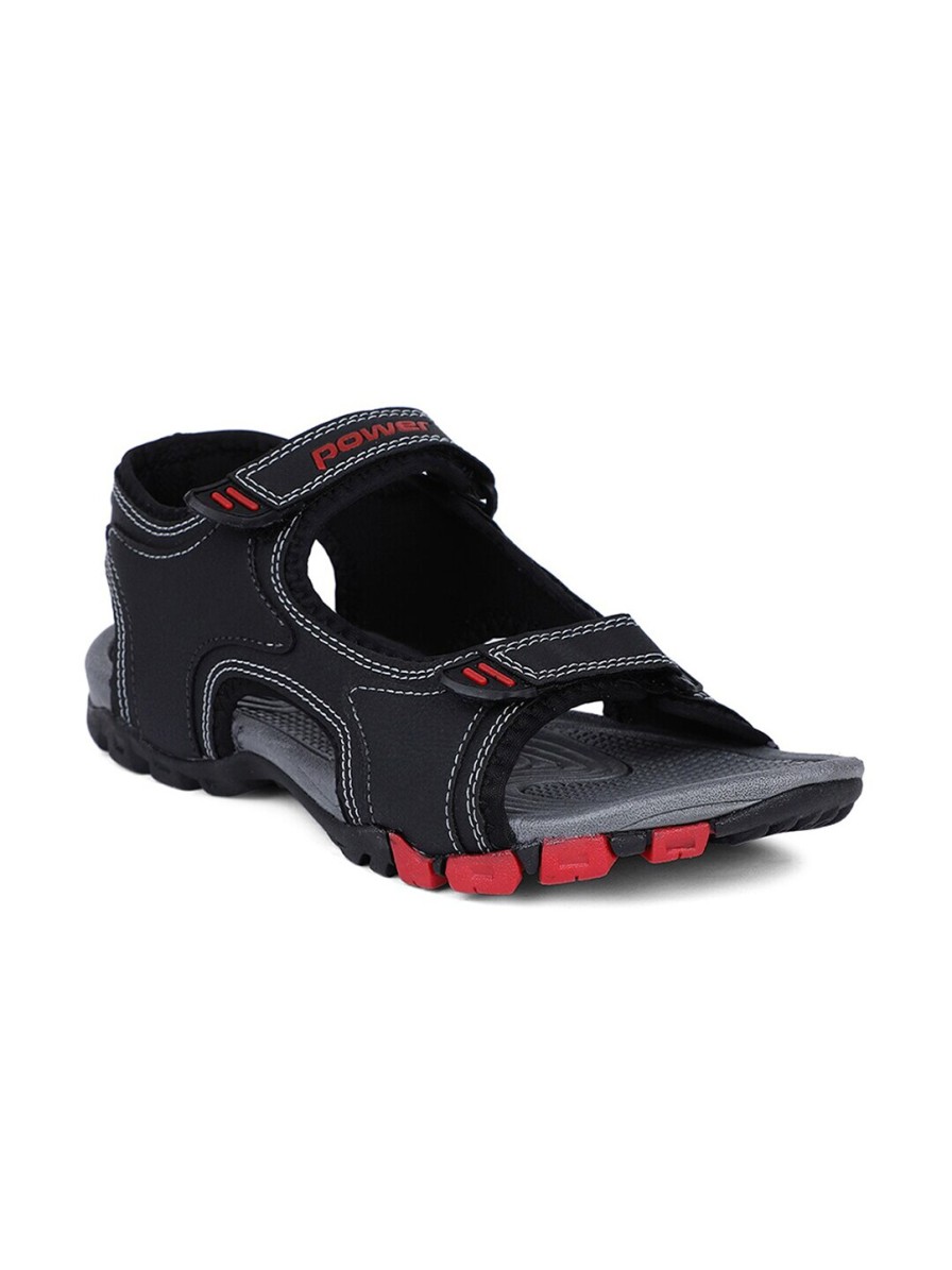 Kids Bata Sandals | Buy Bata Boys Black & Red Comfort Sandals - Footwear For Boys