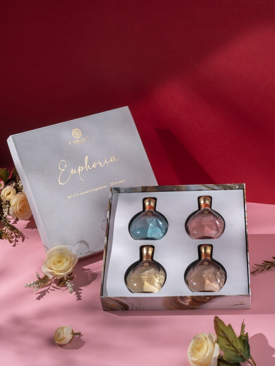 Women Carlton London Fragrances | Buy Carlton London Euphoria Women Gift Set Of 4 Edp Perfume 30Ml Each - Personal Care For Women