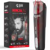 Men BEARDO Trimmers | Buy Beardo Men Ninja X Pro Vacuum Trimmer Black - Personal Care For Men