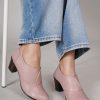 Women DressBerry Heels | Buy Dressberry Pink Block Pumps Heels - Footwear For Women